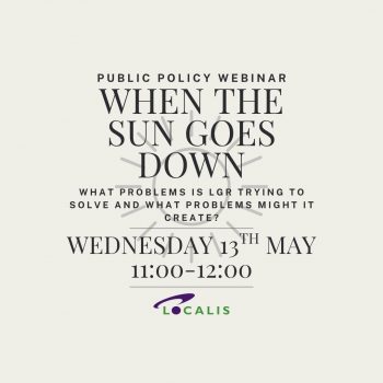 Webinar: When the Sun Goes Down: What problems is LGR trying to solve and what problems might it create?